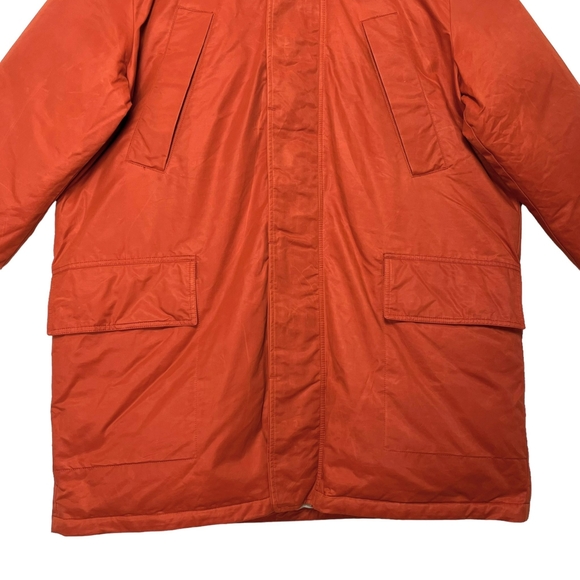 Banana Republic Snorkel Parka Puffer Jacket Mens Sz L Down Filled Hooded Waxed - Picture 4 of 12